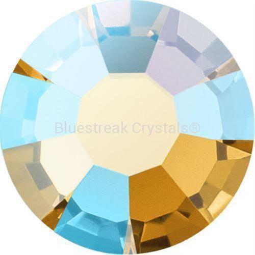 Preciosa Hotfix Flat Back Crystals (MAXIMA) Topaz AB-Preciosa Hotfix Flatback Crystals-SS6 (2.0mm) - Pack of 50-Bluestreak Crystals