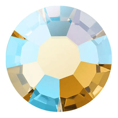 Preciosa Hotfix Flat Back Crystals (MAXIMA) Topaz AB - Bluestreak Crystals