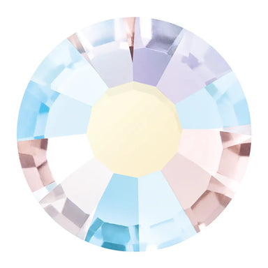 Preciosa Hotfix Flat Back Crystals (MAXIMA) Vintage Rose AB - Bluestreak Crystals