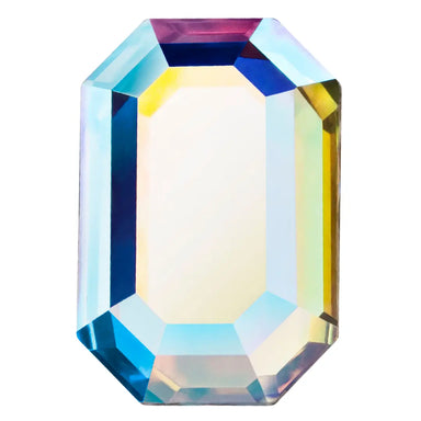 Preciosa Hotfix Flat Back Crystals Octagon (MAXIMA) Crystal AB - Bluestreak Crystals