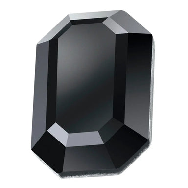 Preciosa Hotfix Flat Back Crystals Octagon (MAXIMA) Jet - Bluestreak Crystals