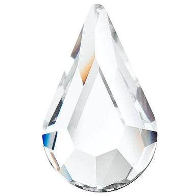 Preciosa Hotfix Flat Back Crystals Pear (MAXIMA) Crystal - Bluestreak Crystals