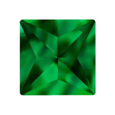 Preciosa Hotfix Flat Back Crystals Pyramid (MAXIMA) Emerald - Bluestreak Crystals