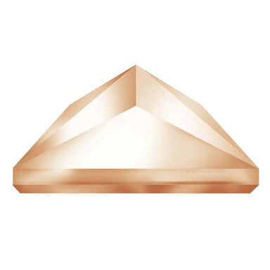 Preciosa Hotfix Flat Back Crystals Pyramid (MAXIMA) Light Colorado Topaz - Bluestreak Crystals