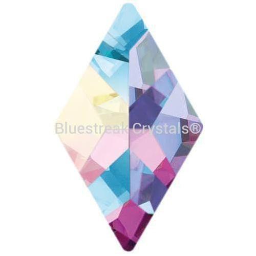 Preciosa Hotfix Flat Back Crystals Rhombus (MAXIMA) Crystal AB-Preciosa Hotfix Flatback Crystals-6x4mm - Pack of 6-Bluestreak Crystals