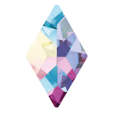 Preciosa Hotfix Flat Back Crystals Rhombus (MAXIMA) Crystal AB - Bluestreak Crystals