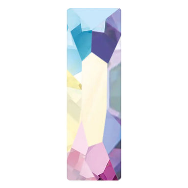 Preciosa Hotfix Flat Back Crystals Slim Baguette (MAXIMA) Crystal AB - Bluestreak Crystals