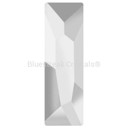 Preciosa Hotfix Flat Back Crystals Slim Baguette (MAXIMA) Crystal-Preciosa Hotfix Flatback Crystals-12x4mm - Pack of 4-Bluestreak Crystals