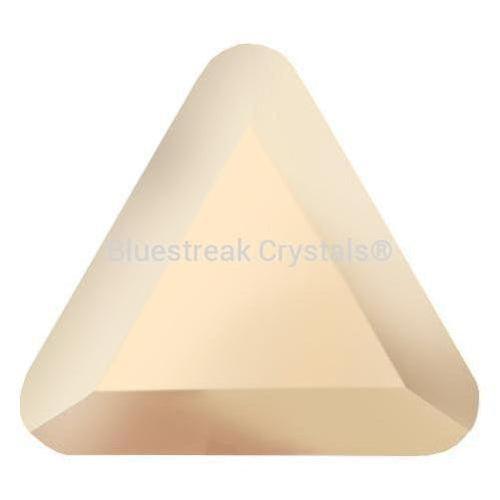 Preciosa Hotfix Flat Back Crystals Triangle (MAXIMA) Crystal Honey-Preciosa Hotfix Flatback Crystals-6mm - Pack of 12-Bluestreak Crystals