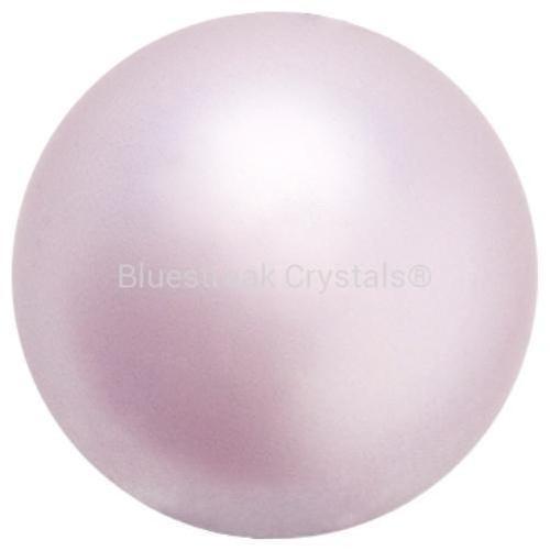 Preciosa Pearls Button (Half Drilled) Lavender-Preciosa Pearls-6mm - Pack of 10-Bluestreak Crystals
