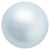 Preciosa Pearls Button (Half Drilled) Light Blue-Preciosa Pearls-6mm - Pack of 10-Bluestreak Crystals