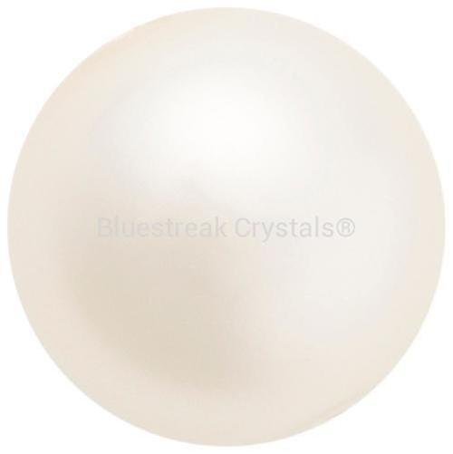 Preciosa Pearls Button (Half Drilled) Light Creamrose-Preciosa Pearls-6mm - Pack of 10-Bluestreak Crystals