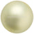 Preciosa Pearls Button (Half Drilled) Light Green-Preciosa Pearls-6mm - Pack of 10-Bluestreak Crystals