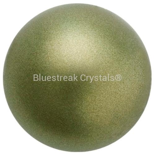Preciosa Pearls Cabochon Dark Green-Preciosa Pearls-3mm - Pack of 20-Bluestreak Crystals
