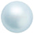 Preciosa Pearls Cabochon Light Blue-Preciosa Pearls-3mm - Pack of 20-Bluestreak Crystals