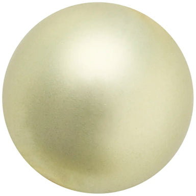 Preciosa Pearls Round (Half Drilled) Light Green - Bluestreak Crystals