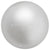 Preciosa Pearls Cabochon Light Grey-Preciosa Pearls-3mm - Pack of 20-Bluestreak Crystals