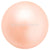 Preciosa Pearls Cabochon Peach-Preciosa Pearls-3mm - Pack of 20-Bluestreak Crystals