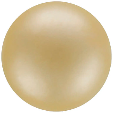 Preciosa Pearls Round (Half Drilled) Vanilla - Bluestreak Crystals