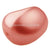 Preciosa Pearls Elliptic Salmon Rose-Preciosa Pearls-11x9.5mm - Pack of 10-Bluestreak Crystals