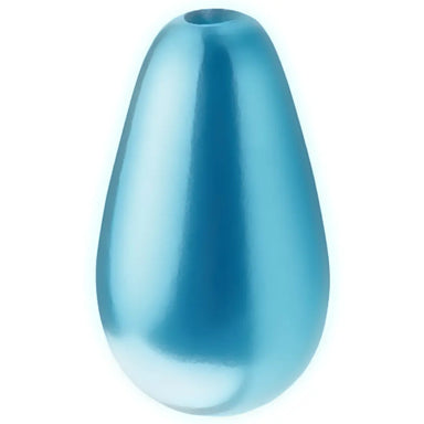 Preciosa Pearls Pear Aqua Blue - Bluestreak Crystals