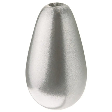 Preciosa Pearls Pear Light Grey - Bluestreak Crystals
