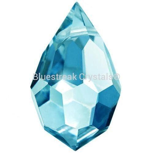 Preciosa Pendants Drop (681) Aqua Bohemica-Preciosa Pendants-6mm - Pack of 10-Bluestreak Crystals