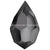Preciosa Pendants Drop (681) Jet Hematite-Preciosa Pendants-6mm - Pack of 10-Bluestreak Crystals