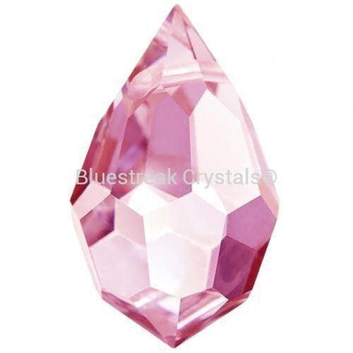 Preciosa Pendants Drop (681) Light Rose-Preciosa Pendants-6mm - Pack of 10-Bluestreak Crystals