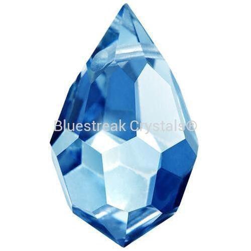 Preciosa Pendants Drop (681) Sapphire-Preciosa Pendants-6mm - Pack of 10-Bluestreak Crystals