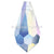 Preciosa Pendants Drop (984) Crystal AB-Preciosa Pendants-11mm - Pack of 10-Bluestreak Crystals