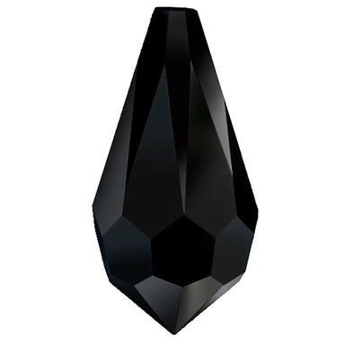 Preciosa Pendants Drop (984) Jet - Bluestreak Crystals
