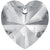 Preciosa Pendants Heart Crystal Velvet-Preciosa Pendants-10mm - Pack of 10-Bluestreak Crystals