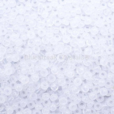 Preciosa Seed Beads Rocaille Alabaster White - Bluestreak Crystals