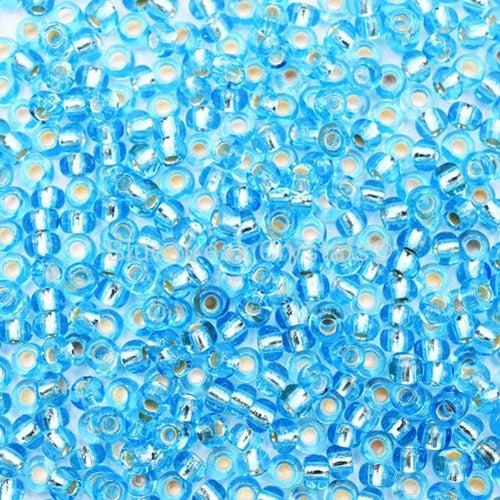 Preciosa Seed Beads Rocaille Aquamarine S/L-Preciosa Seed Beads-6/0 - 20g-Bluestreak Crystals