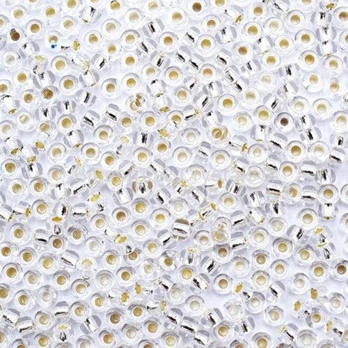 Preciosa Seed Beads Rocaille Crystal S/L-Preciosa Seed Beads-6/0 - 20g-Bluestreak Crystals