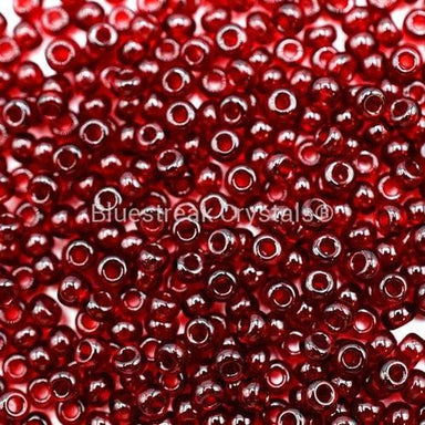 Preciosa Seed Beads Rocaille Garnet - Bluestreak Crystals