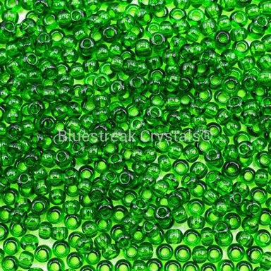 Preciosa Seed Beads Rocaille Green - Bluestreak Crystals
