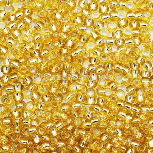 Preciosa Seed Beads Rocaille Light Topaz S/L-Preciosa Seed Beads-6/0 - 20g-Bluestreak Crystals