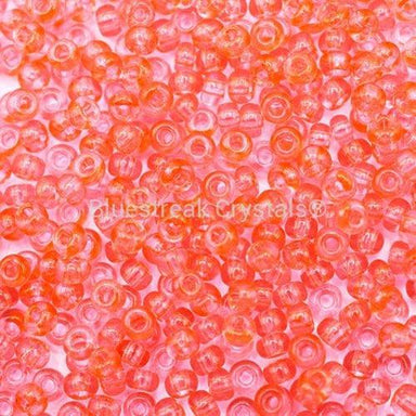 Preciosa Seed Beads Rocaille Red 2 Dyed Crystal - Bluestreak Crystals