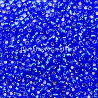 Preciosa Seed Beads Rocaille Sapphire S/L - Bluestreak Crystals