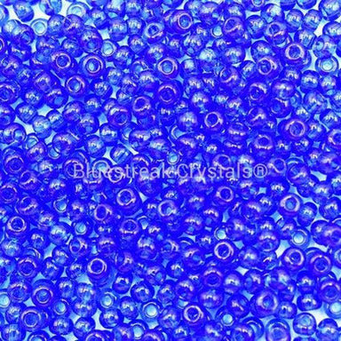 Preciosa Seed Beads Rocaille Sapphire - Bluestreak Crystals