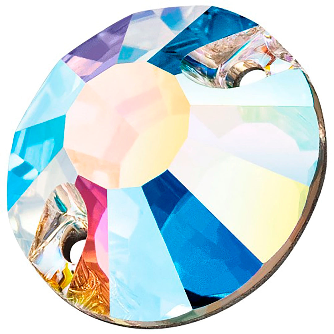 Preciosa Sew On Crystals Chaton Rose VIVA Crystal AB - Bluestreak Crystals