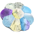Preciosa Sew On Crystals Flower Crystal AB UNFOILED - Bluestreak Crystals