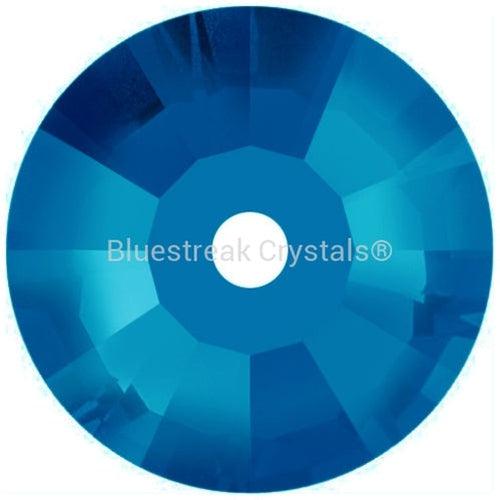 Preciosa Sew On Crystals Lochrose Capri Blue-Preciosa Sew On Crystals-3mm - Pack of 50-Bluestreak Crystals