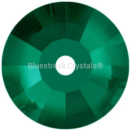 Preciosa Sew On Crystals Lochrose Emerald-Preciosa Sew On Crystals-4mm - Pack of 50-Bluestreak Crystals