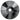 Preciosa Sew On Crystals Lochrose Jet Hematite UNFOILED - Bluestreak Crystals
