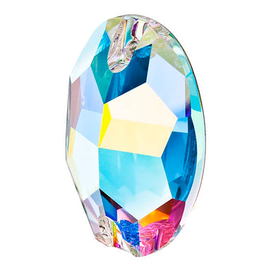 Preciosa Sew On Crystals Oval Crystal AB - Bluestreak Crystals
