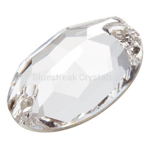 Preciosa Sew On Crystals Oval Crystal-Preciosa Sew On Crystals-10x7mm - Pack of 4-Bluestreak Crystals
