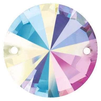 Preciosa Sew On Crystals Rivoli Crystal AB - Bluestreak Crystals
